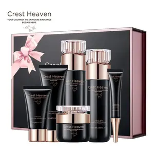 Crest Heaven Luxe Glow Skincare Ensemble Cream Set Toner Hydrating Gentle Moisturizer Moisturize Flawless