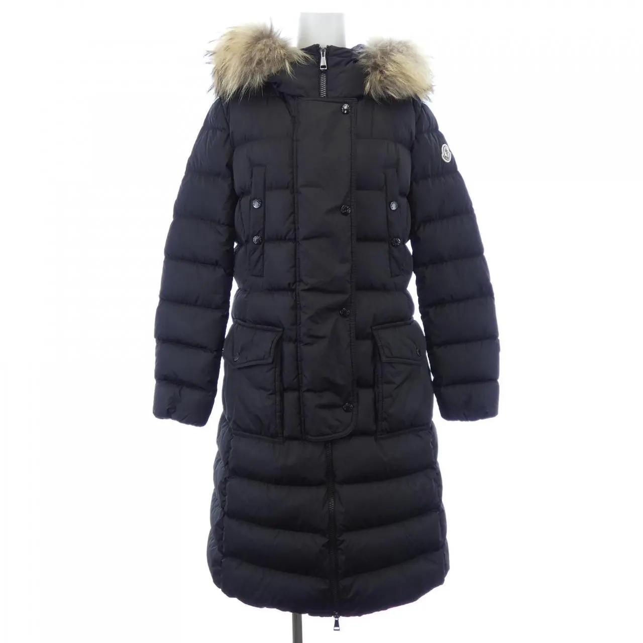 Pre-owned MONCLER Nylon Small Leather Goods KHLOE Down Coat
