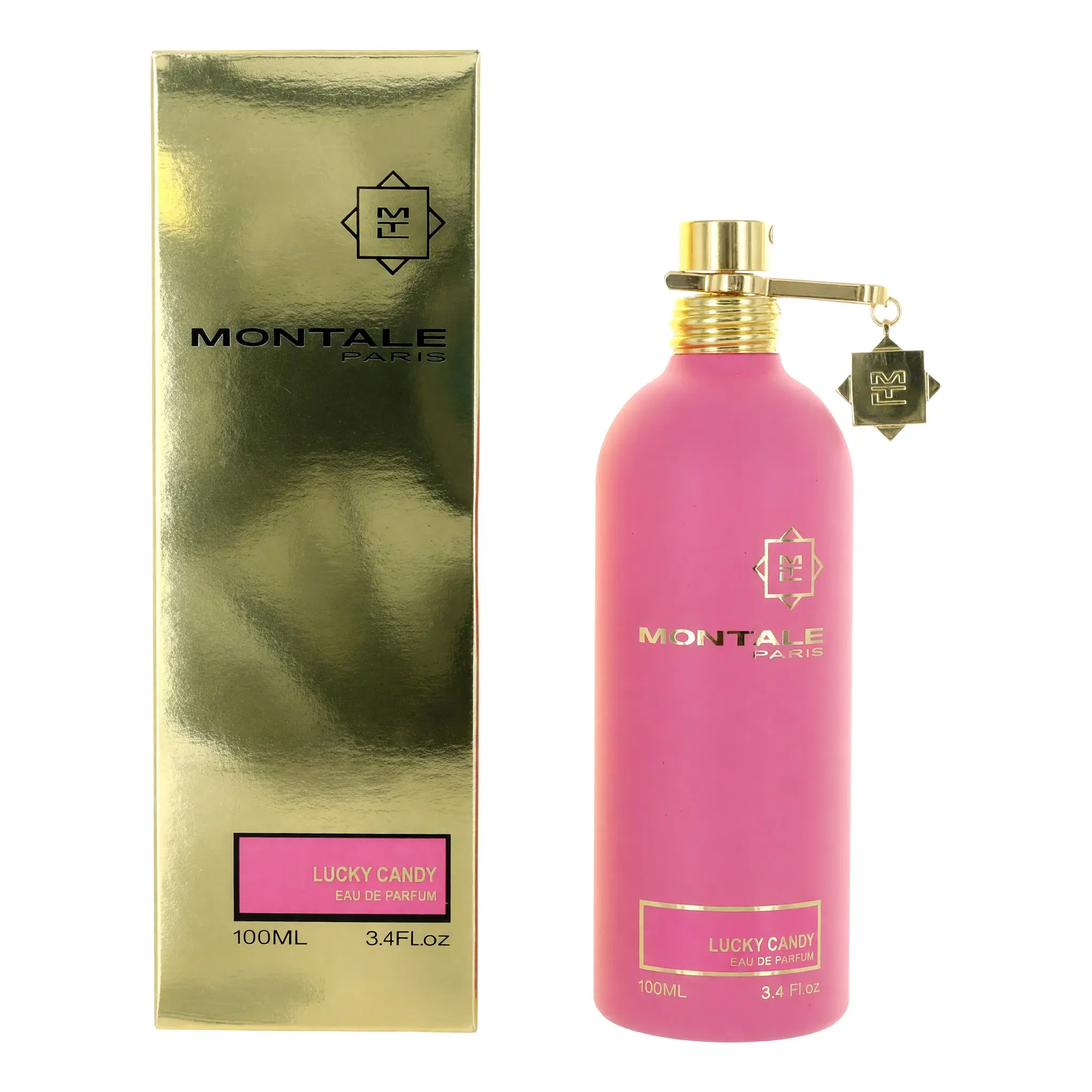 Montale Lucky Candy Unisex EDP Spray - 3.4 oz, Sweet Marshmallow Scent, Citrus, Coconut, Floral Notes, Base Notes Musk, Vanilla, Toffee, Amber