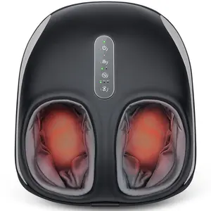 Nekteck Foot Massager Machine with Heat, Deep Kneading Shiatsu Foot Massager with Air Compression, Multiple Massage Modes & Adjustable Intensity Nekteck Foot Massager Machine with Heat, Deep Kneading Shiatsu Foot Massager with Air Compression, Multiple Massage Modes & Adjustable Intensity