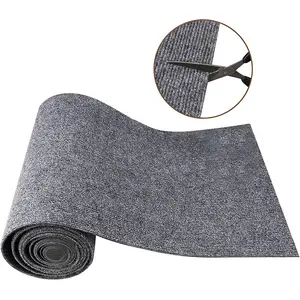 PiPidodo Cat Scratch Furniture Protector, 78.7" x 15.8" Self-Adhesive Cat Scratch Pad, Trimmable DIY Cat Climbing Mat for Wall, Couch, Sofa, Leather Furniture, Reusable Felt Cat Scratcher for Indoor Cats (Light Grey)
