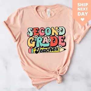 Second Grade Teacher T-Shirt | 2nd Grade Teacher T-Shirt | Women's T-Shirt | Gift T-Shirt | Cute Second Grade Shirt | Second Grade Teacher Tee | 2nd Grade Teacher Shirt