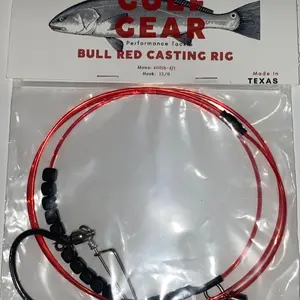Bull red casting leaders Bull red casting leaders