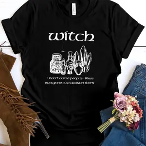 I bless everyone Tee Black Crew Neck