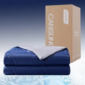 Cooling Comforter Queen Size, Double-Sided Cold Tech Fabric Quilted Bed Comforters Cooling Blanket for Hot Sleepers, Breathable Lightweight Summer Bedding, All-Season Ice Blanket, Dark Gray tiktokshopspringglowup