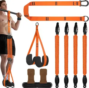 Pull Up Assistance Bands 350lbs, Adjustable Heavy Duty Resistance Band for Pull Up Bar Workout, Pullup Assist Bands with Feet Rest | Home Gym Fitness Exercise Strength Training