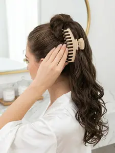 18Inch Claw Clip Ponytail Extensions Long Curly Wavy Instant Hairpiece for Women
