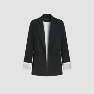 Cider [2 colors, size 2-10] Collar Solid Pocket Blazer