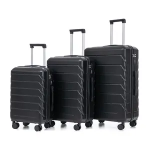 Hardside Luggage, 19.3"x11.4"x29.5" ABS Durable Luggage Set with 360° Double Silent Spinner Wheels, Retractable Telescopic Handle, Waterproof & Anti-Scratch Large Capacity Travel Suitcase