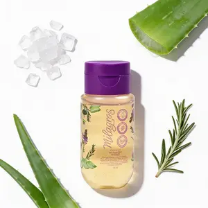 Milagros Beauty Ultra Nutritive Shampoo Mini — 100% Natural Aloe Vera Crystals, Rosemary & Hydrolyzed Keratin | Daily Wash, Frizz Control, Growth & Shine | Salt-Free, All Hair Types