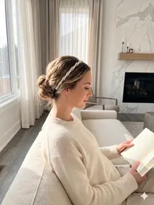 Pearl Headpiece, Elegant Jewelry Accessory, Perfect for Special Occasions, High-Quality Pearl Design, Stylish Hair Decoration
