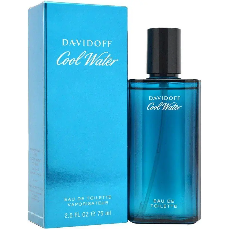 Davidoff Cool Water Men's Aromatic Woody Citrus EDT Spray - 2.5 oz, Cool and Aquatic Notes, Fresh, New in Box, Non-Toxic Bottle Cologne, Guys Gifts, Beauty & Personal Care Fragrance