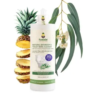 Fuwa3e Pineapple Enzyme Natural Toilet Bowl Cleaner Halcyon Eucalyptus 99% Plant - Based Non Bleach Bathroom Cleaner