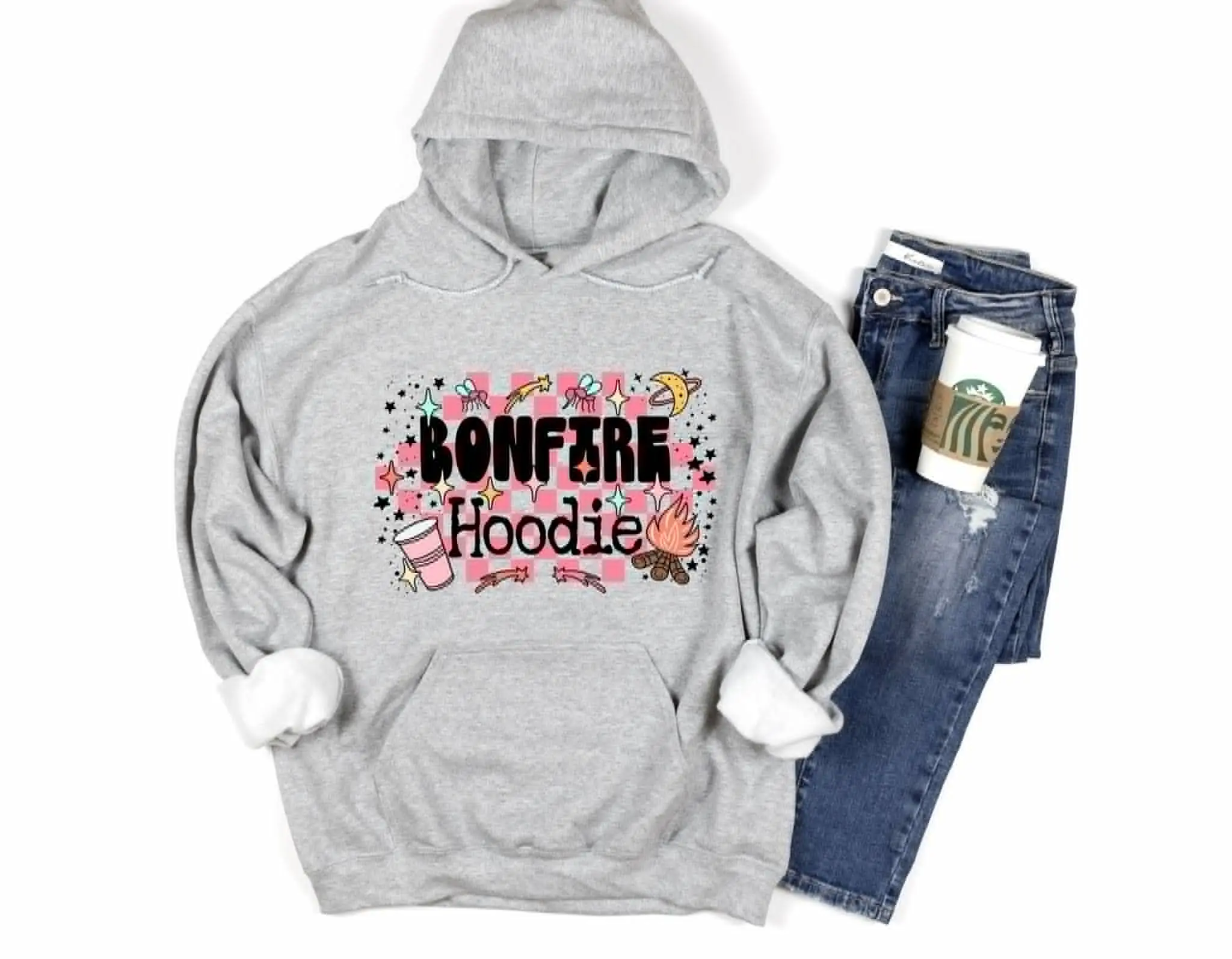 Bonfire Hoodie - Heat Transfer
