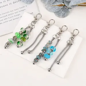 16pcs/8pcs Beadable Keychain Set, Blank Metal Beading Rods with 3mm Large Hole, DIY Pendant Making Craft Supplies, Handmade Gift Accessories