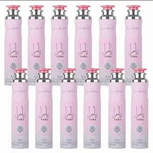 YARA Air Freshener 12-Pack - 200ml Bottles - Pink Scent - Ideal for Home & Car Use - Long-Lasting Fragrance