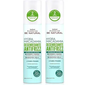 Hydra Macadamia Desenredante (2 pack) Anti-Fritz 200 ml - Plife Be Natural be natural hydra macadamia desenredante antifrizz
