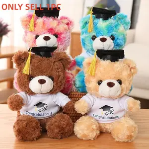 Class of 2026 Graduation Bear – Graduation Teddy Bear Plush Stuffed Animals in Cap & Gown – Cute Bear with Doctoral Hat for Commencement Season, Memorial Gift for Graduates & Students, College Keepsake Decor, Cozy Commemorative Vibe