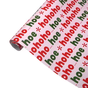 Unblushing Funny Christmas Wrapping Paper - Ho Ho Hoe Gift Wrap - High Quality Paper - Includes 3 29x20 Sheets