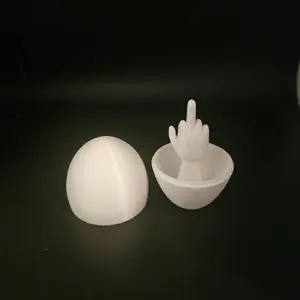 Middle Finger Easter Egg - 3D Printed Egg Gift
