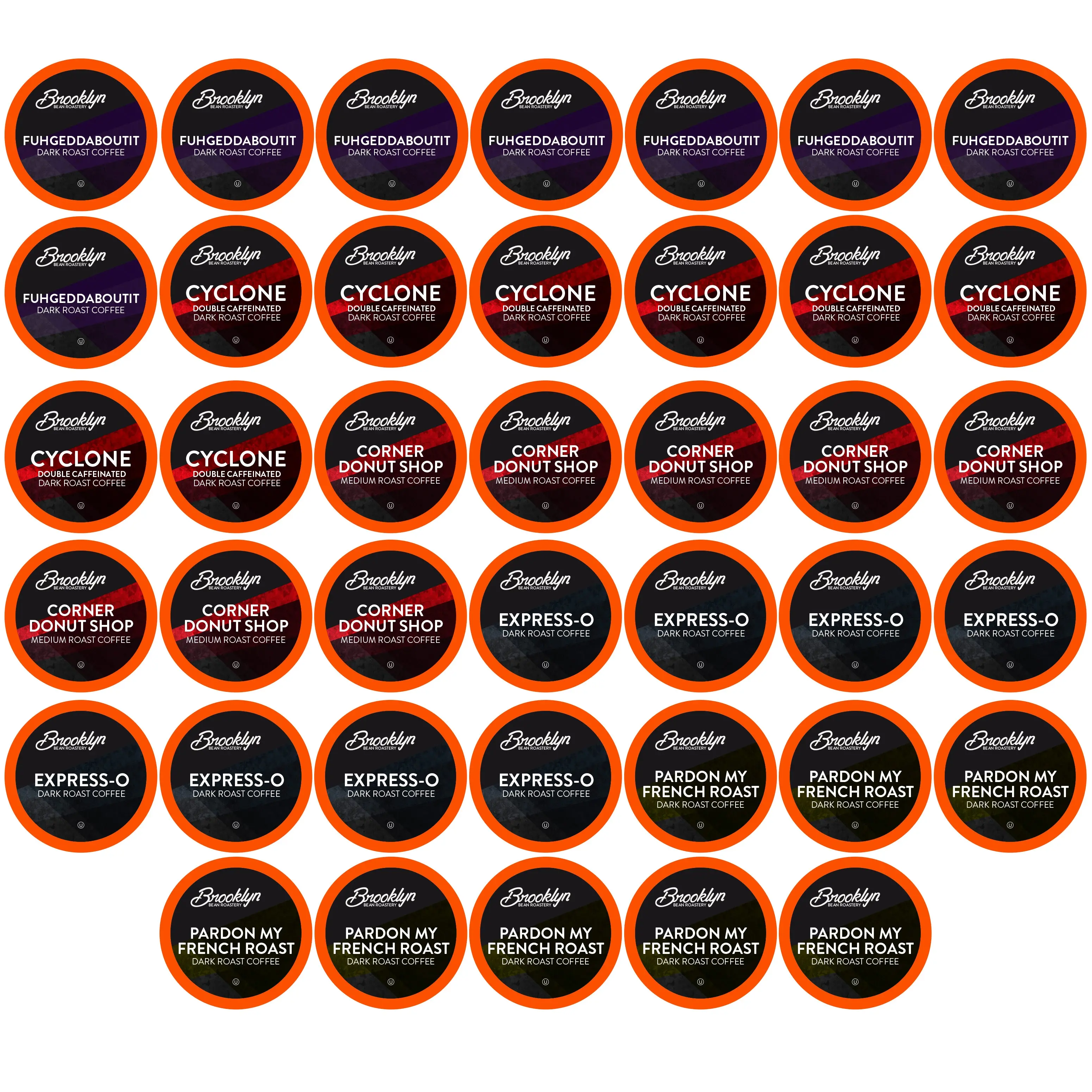 Brooklyn Bean Bold Roast Coffee Pods Variety Pack