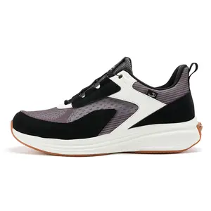 Men's Hands Free Shoes – Slip-On Sneakers with Innovative Design No-Tie Laces No-Bend Convenience Walking Shoes for Men