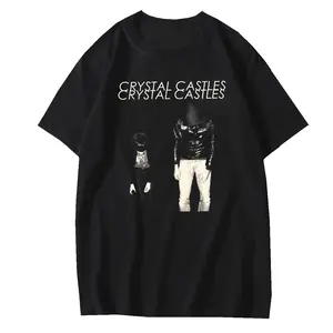 Crystal Castles Singer Music Band Graphic T-Shirt Unisex Sweatshirt, Cotton Casual Menswear Top