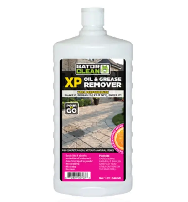 Gator Clean XP Oil & Grease Remover for Pavers & Natural Stone 1 Qt