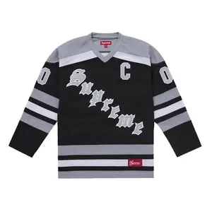 Supreme Men's Fire & Ice Hockey Jersey Black, from StockX