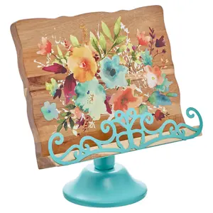 Adjustable Cookbook Holder Stand，Cook Book Stand for Kitchen Counter, Wooden Cookbook Holder, Recipe Book Holder