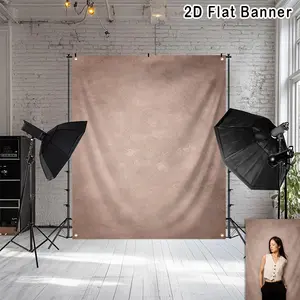 2D Flat Banner, 1pc Vintage Gradient Color Backdrop Decor, Wedding Photography Backdrop for Photo shoot Photo Studio Posing Props Scenery, Suitable for Newborn Photography, Portrait, Wedding, Birthday Party, Home Decor, Photography Studio