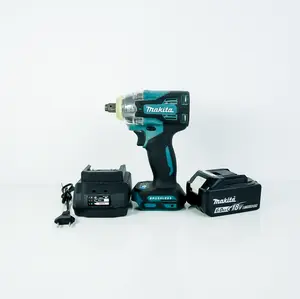 Makita DTW004 Cordless Impact Wrench With Makita 18V Battery Charger for Industrial Assembly Brushless Motor High Power