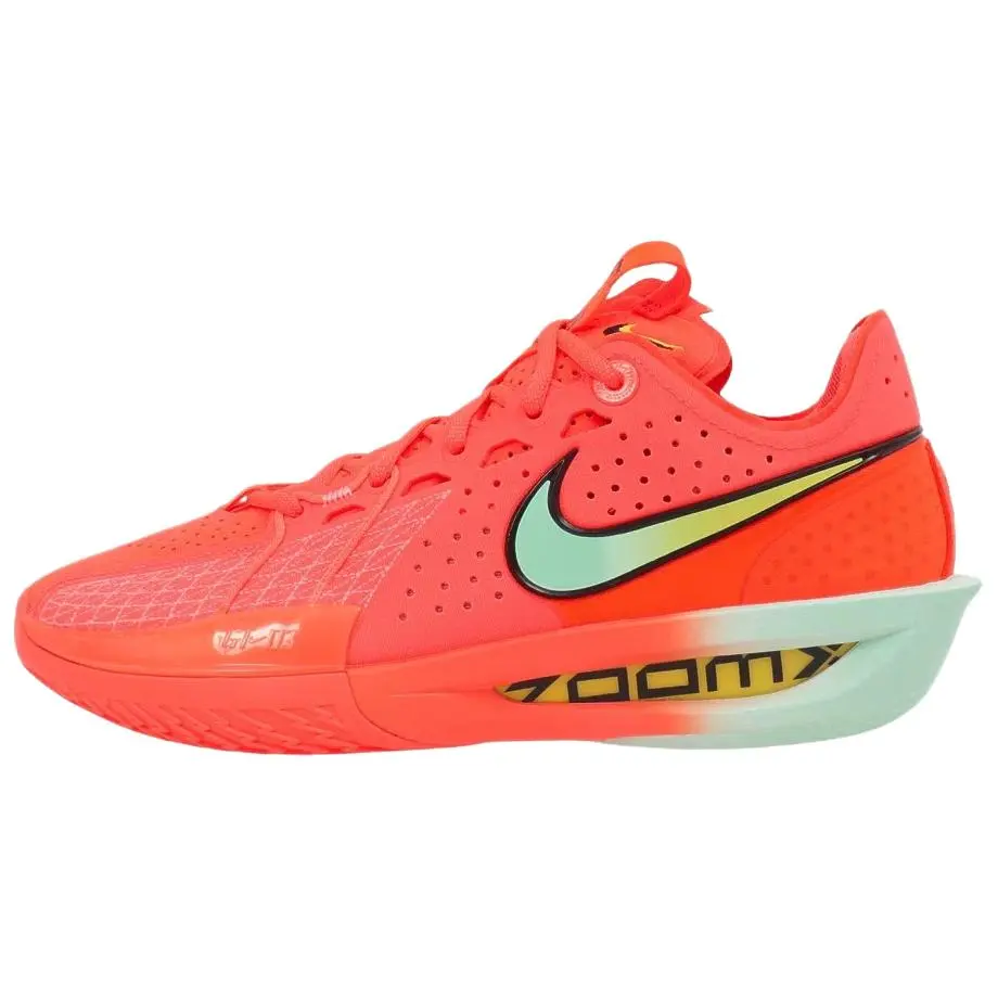Nike GT Cut 3 'Bright Mango-Bleached Coral' Lightweight Mesh Breathable Training Shoes for Gym Use, Lightweight Athletic Shoes, Mesh Breathable Shoes