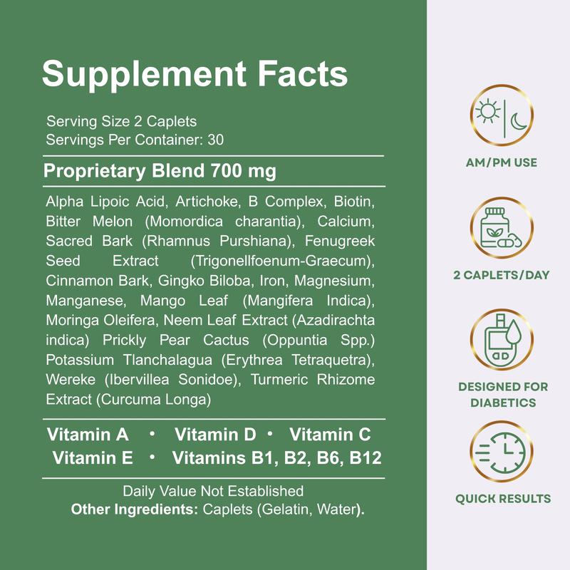 Zen Life Organic Diabetic Neuropathy Supplement 60 Capsules with Alpha Lipoic Acid & B Vitamins for Improved Nerve Function & Blood Sugar Balance Made in USA Healthcare