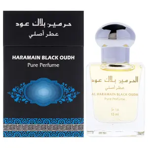 Black Oud by Al Haramain for Unisex - 0.5 oz Parfum Oil Rollerball