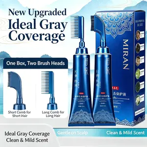 The newly upgraded second-generation single-agent easy-dye comb covers white hair dye with just one comb, making hair dyeing a breeze at home.