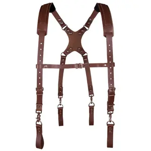 Stronghold Leather Suspenders