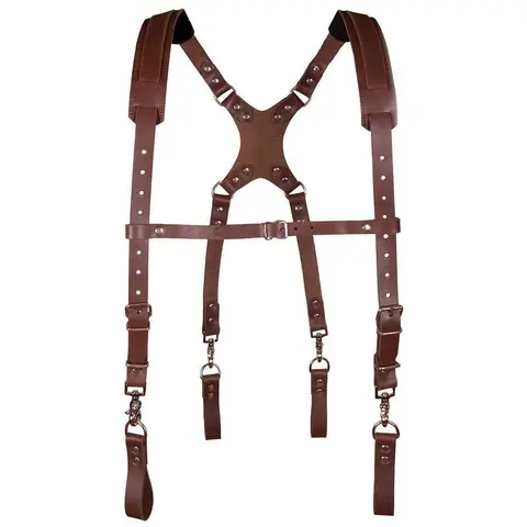 Stronghold Leather Suspenders