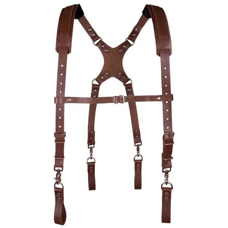 Stronghold Leather Suspenders