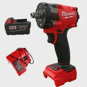 Milwaukee FIW212 M18 18V Cordless Impact Wrench 500Nm Brushless Battery Kit for Auto & Furniture Assembly with M88 XC6.0 Battery