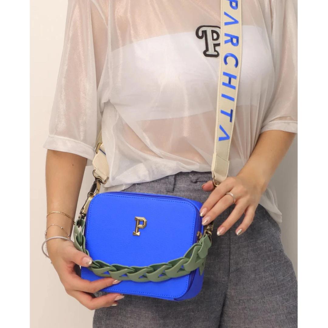 Women's Fashion Saddle Crossbody Bag Red - Cartera Bandolera PARCHITA 100% colombiano Bolso Petit Flora Crossbody Bag Women Red -  Small structured PVC wallet for women