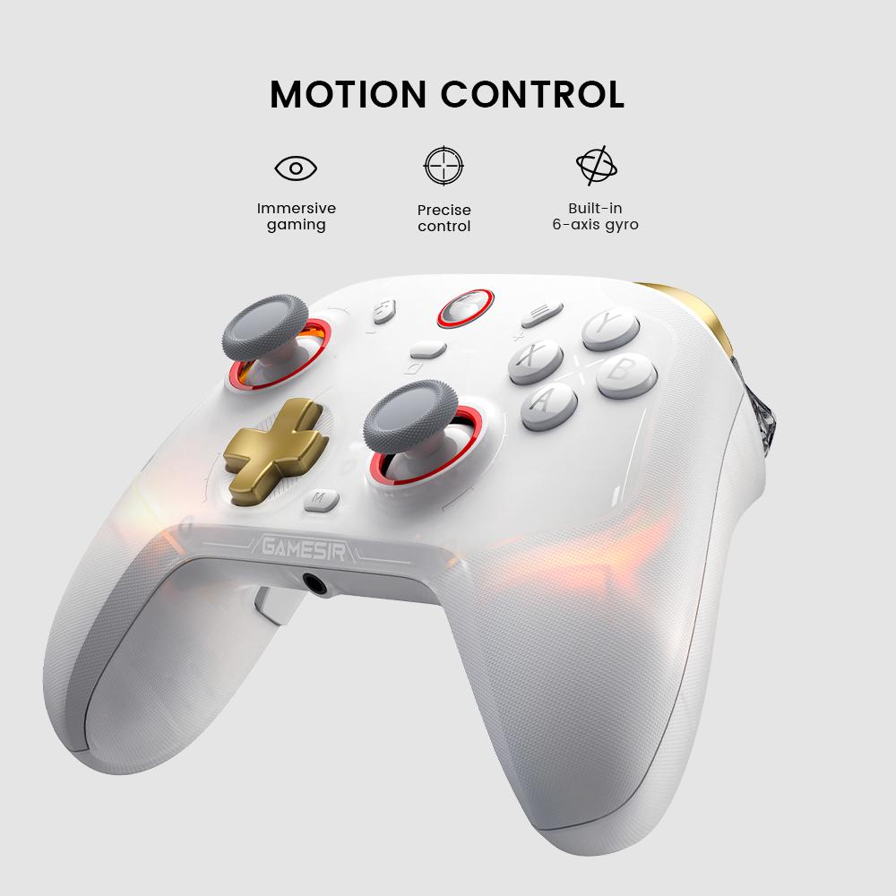 GameSir Cyclone 2 (Not for Xbox) Wireless Controller for PC/Switch/iOS/Android with Mag-Res TMR Sticks, Hall Effect Triggers, RGB Lighting, 6-Axis Gyro