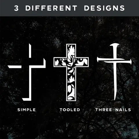Cross Decals - High Quality Outdoor Vinyl