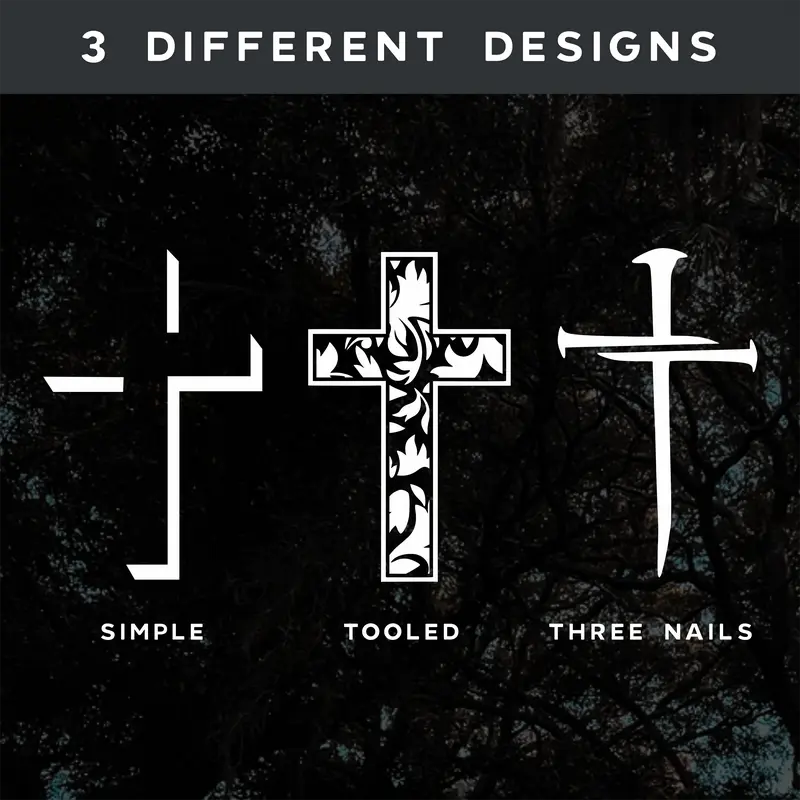 Cross Decals - High Quality Outdoor Vinyl