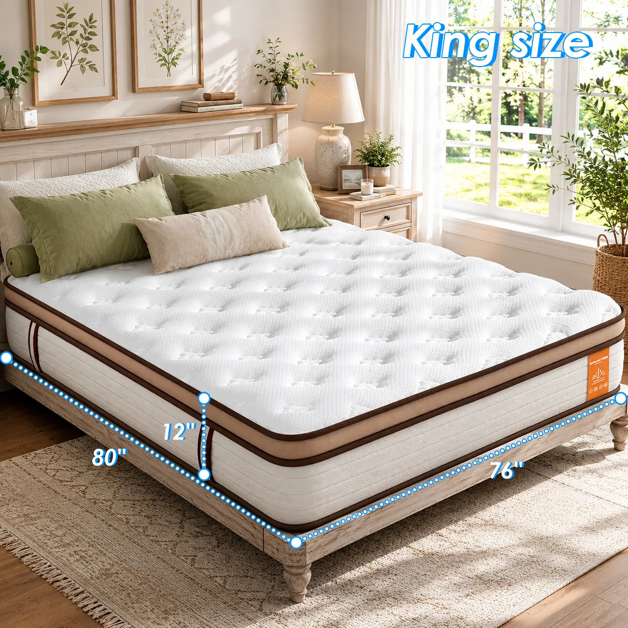 White Mattress - King Size
