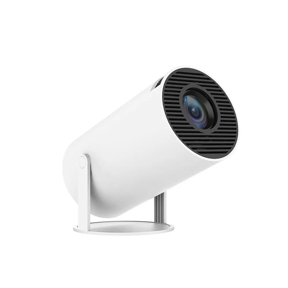 Portable 4K FHD 360 Degree Home Theater | Wifi Bluetooth Remote Control Wireless phone compatible Projector With Built In Audio, Phone Compatability, Low Noise, & Can Make Anything A Screen - Perfect For Movie Night