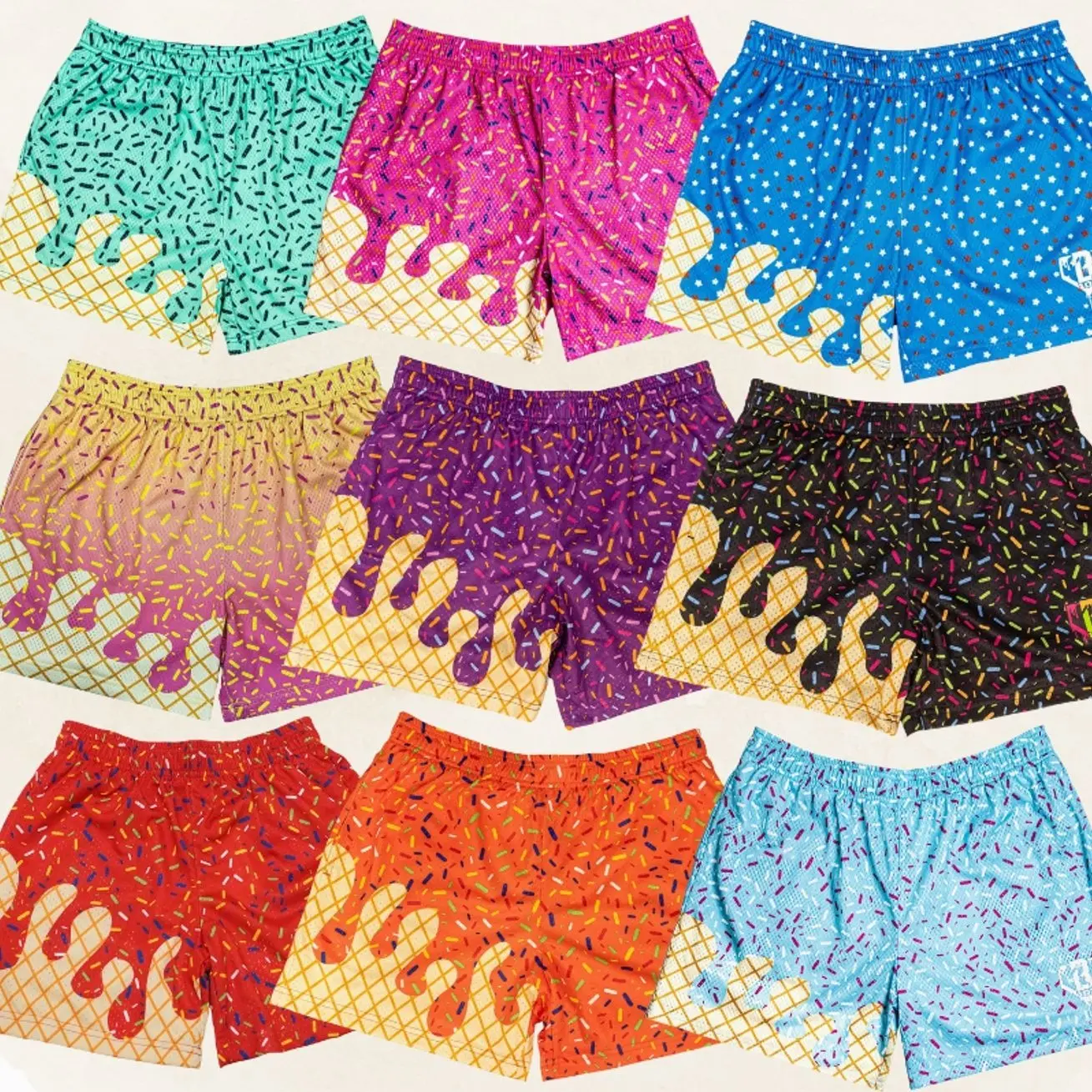 Ice Cream Youth Shorts Collection, Y2K Shorts Trendy, Stay Cool All Season | Perfect Gift for Kids & Adults, Premium Mesh Athletic Shorts for Youth & Adults