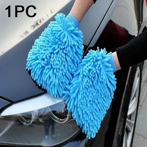 1pc Single -sided/double -sided Microfiber Car Wash Gloves - Anti-Scratch Cleaning & Care Tool for Cars & Home Kitchen