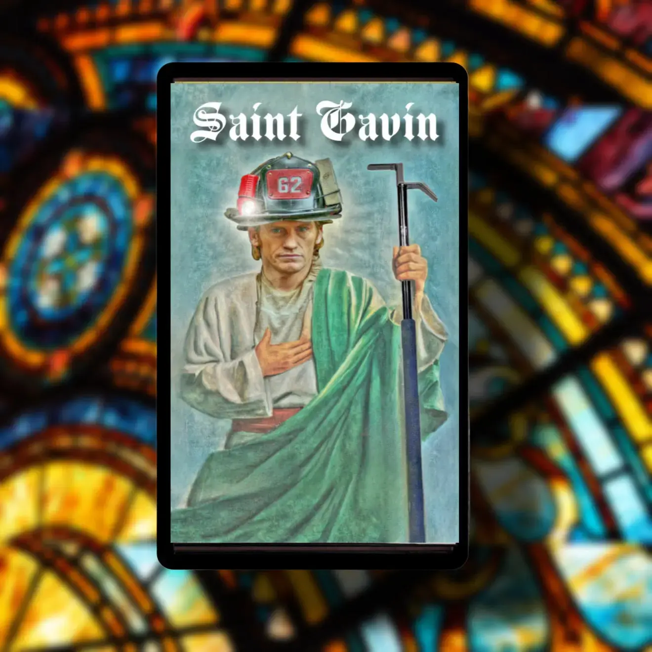Saint Gavin 2.0 Metal Prayer Card