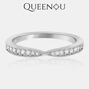 [836]Twilight Elegance Synthetic Moissanite Band